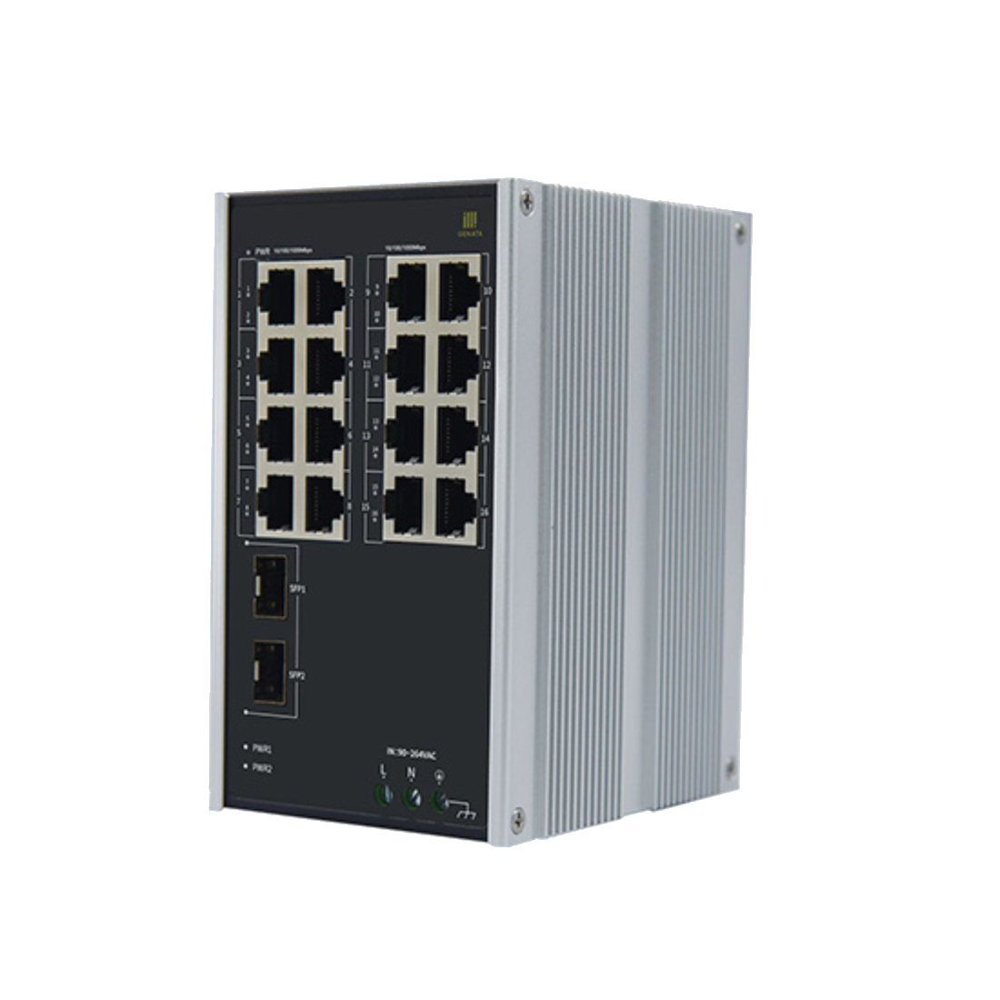 GNT-IG1218GF-AC - Индустриальный коммутатор