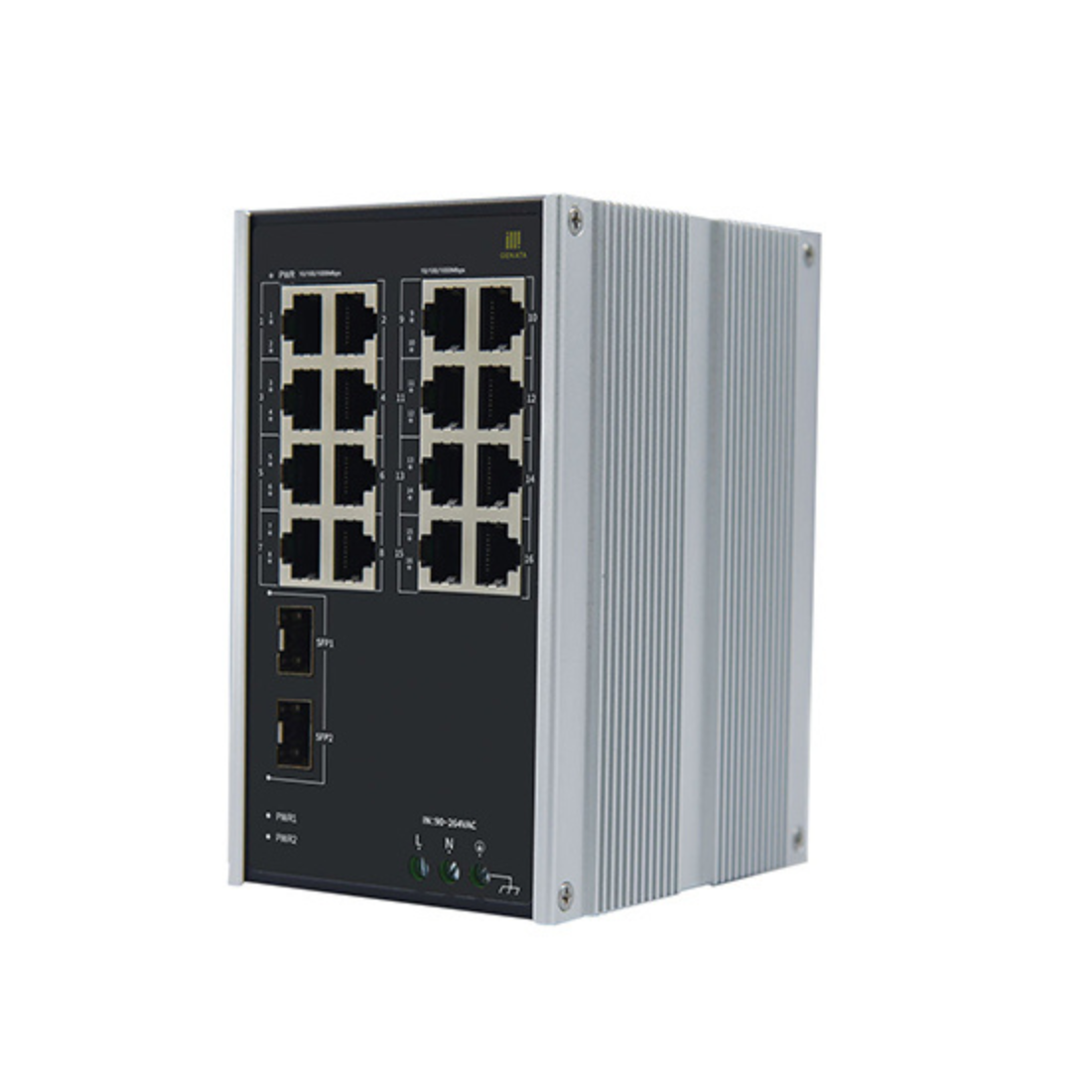 GNT-IG1218GF-DC - Индустриальный коммутатор