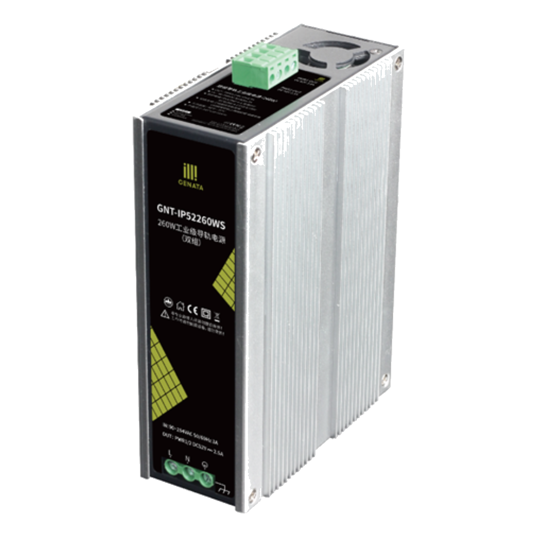 GNT-IP52260WS - Рельсовый источник питания