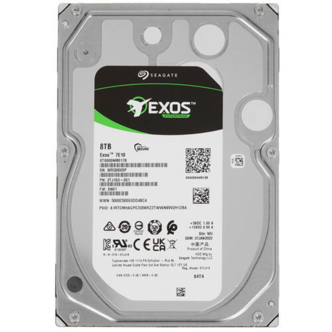 Жесткий диск Seagate Exos ST8000NM017B HDD 8Tb