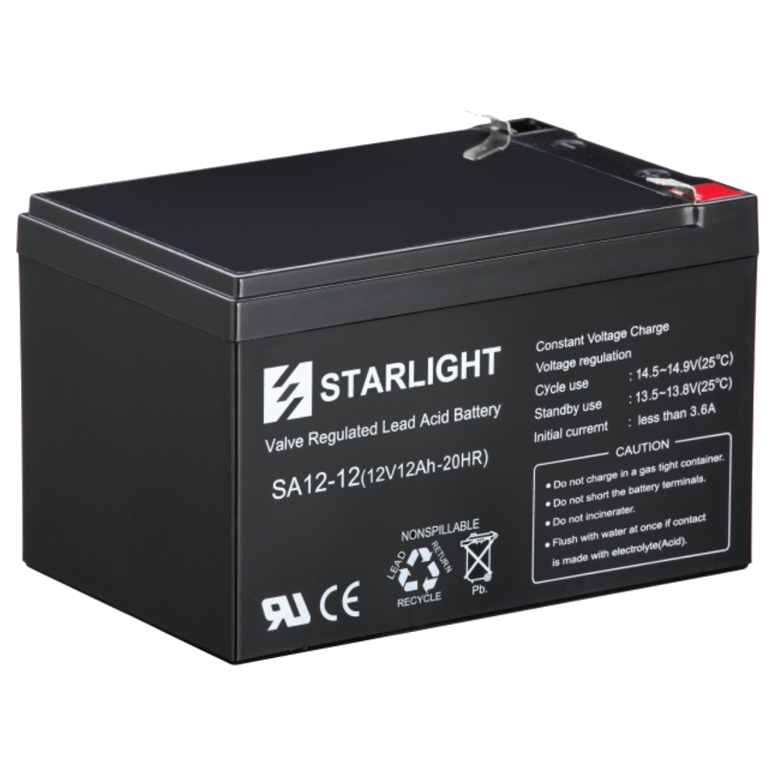 STARLIGHT Аккумулятор 12v-12ah