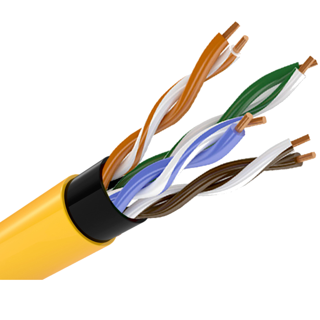 Кабель Optimus UTP-5e 4x2x0.48 Cu (outdoor) с толстой оплеткой 305 м