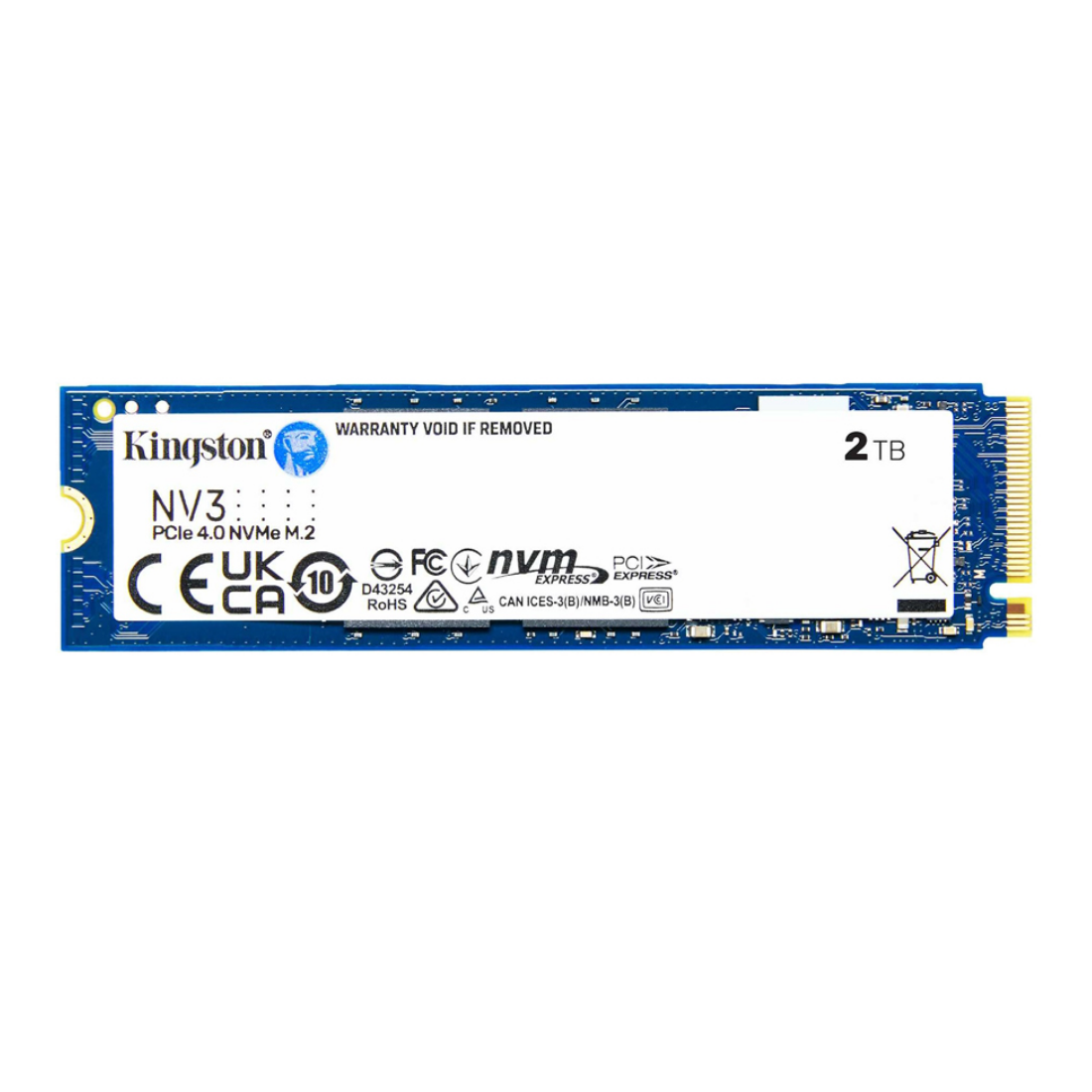 Твердотельный накопитель SSD Kingston NV3 SNV3S/2000G M.2 NVMe PCIe 4.0x4