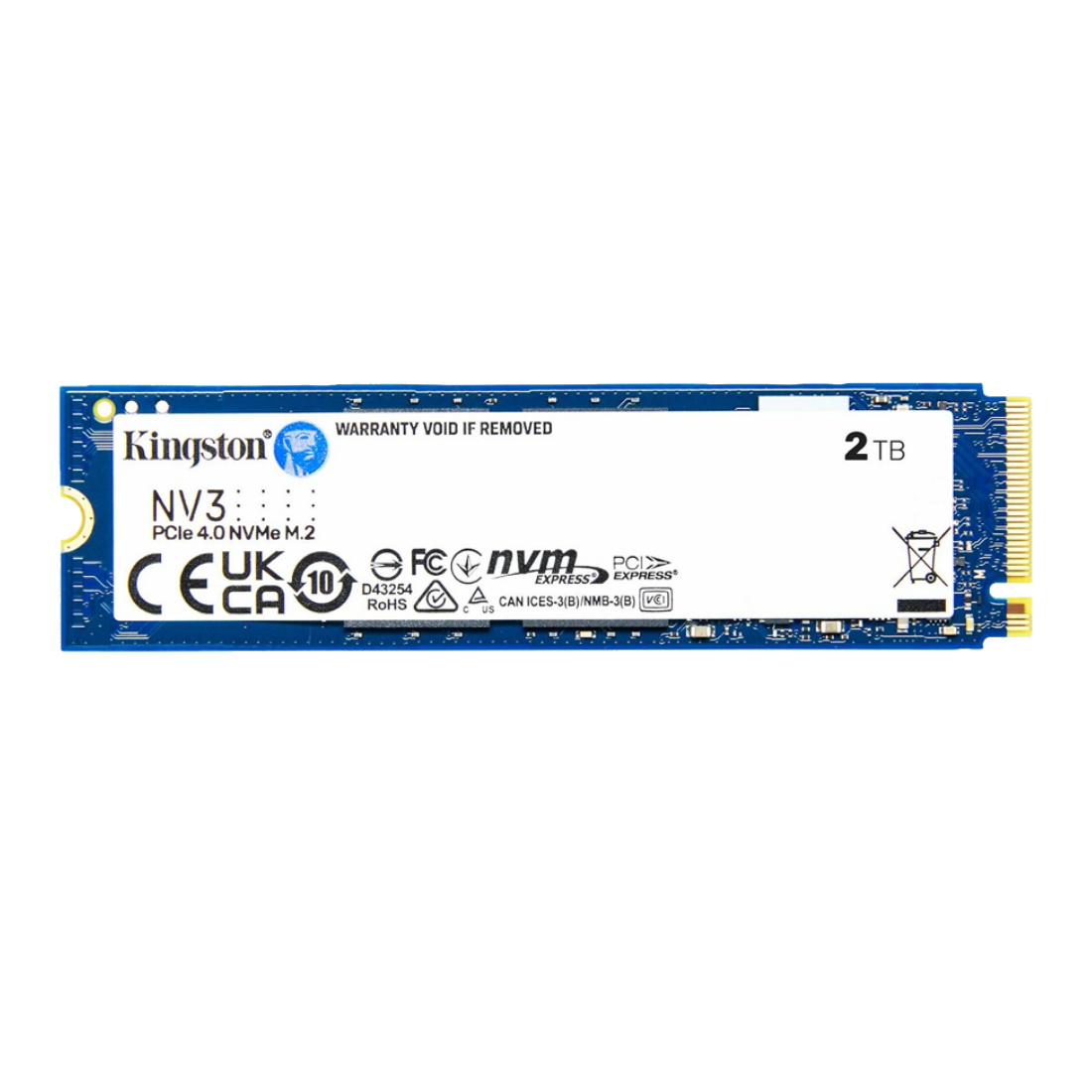 Твердотельный накопитель SSD Kingston NV3 SNV3S/2000G M.2 NVMe PCIe 4.0x4