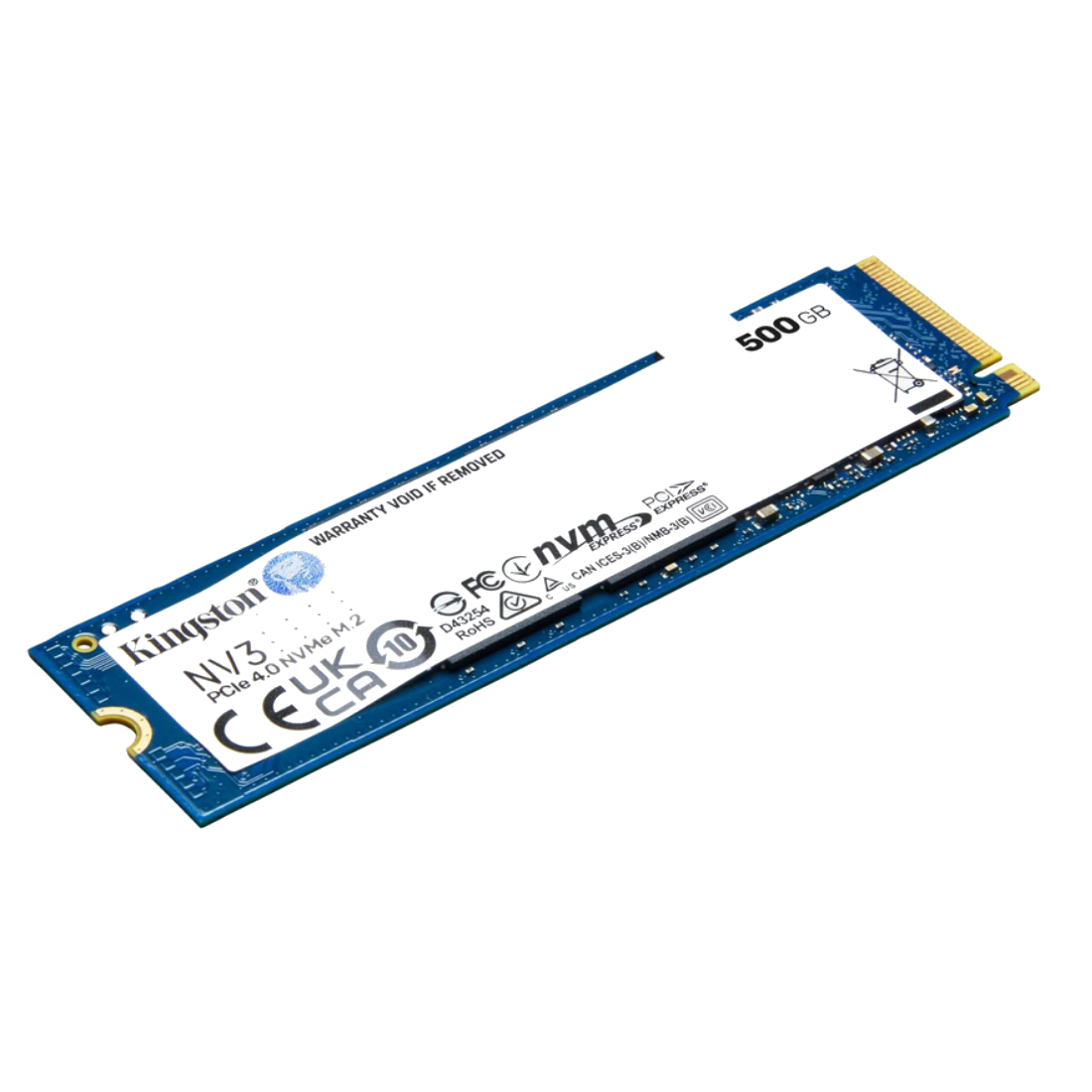 Твердотельный накопитель SSD Kingston NV3 SNV3S/500G M.2 NVMe PCIe 4.0x4