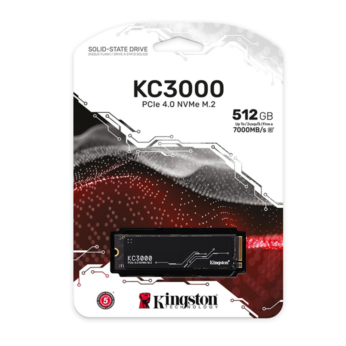 Твердотельный накопитель SSD Kingston SKC3000S/512G M.2 NVMe PCIe 4.0
