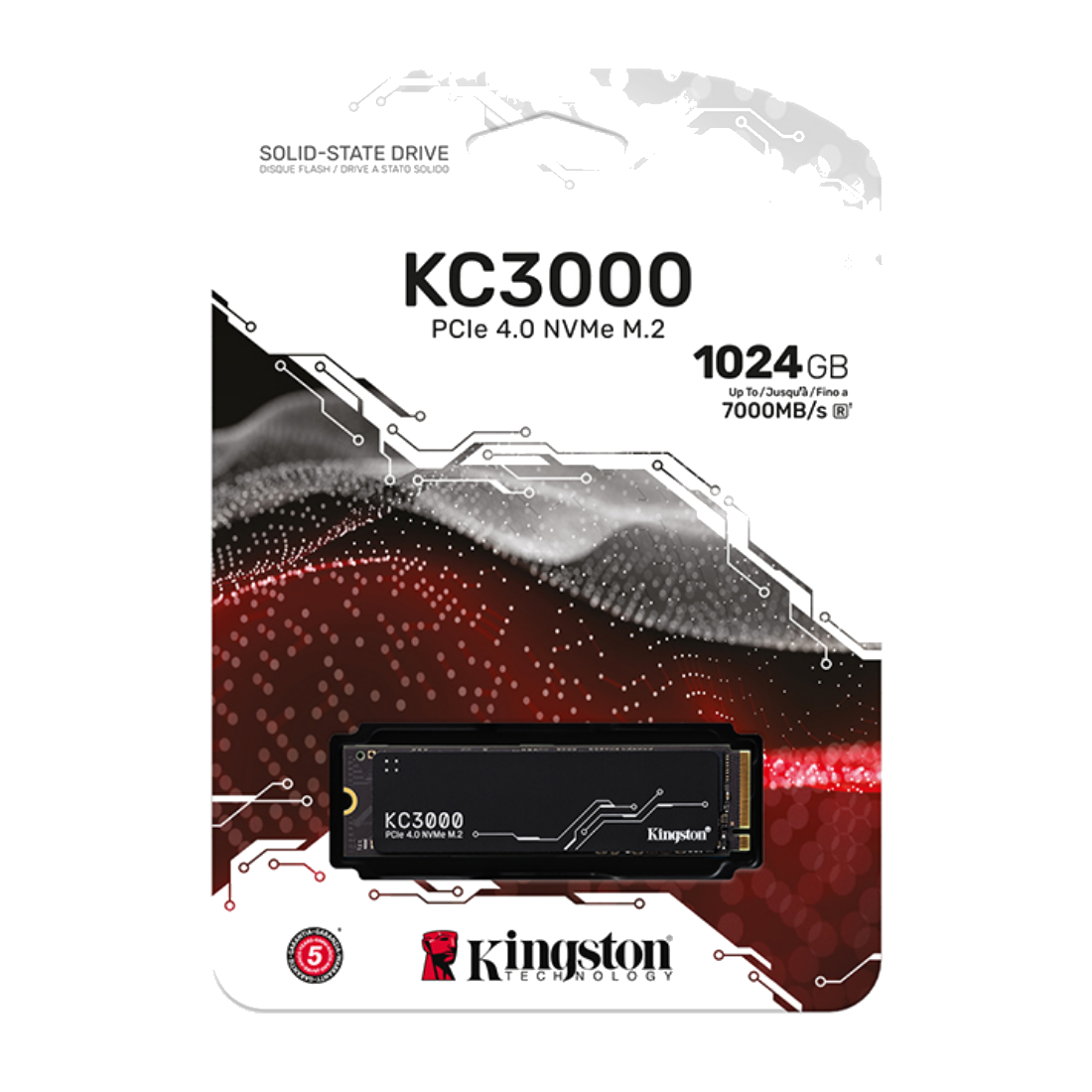 Твердотельный накопитель SSD Kingston SKC3000S/1024G M.2 NVMe PCIe 4.0