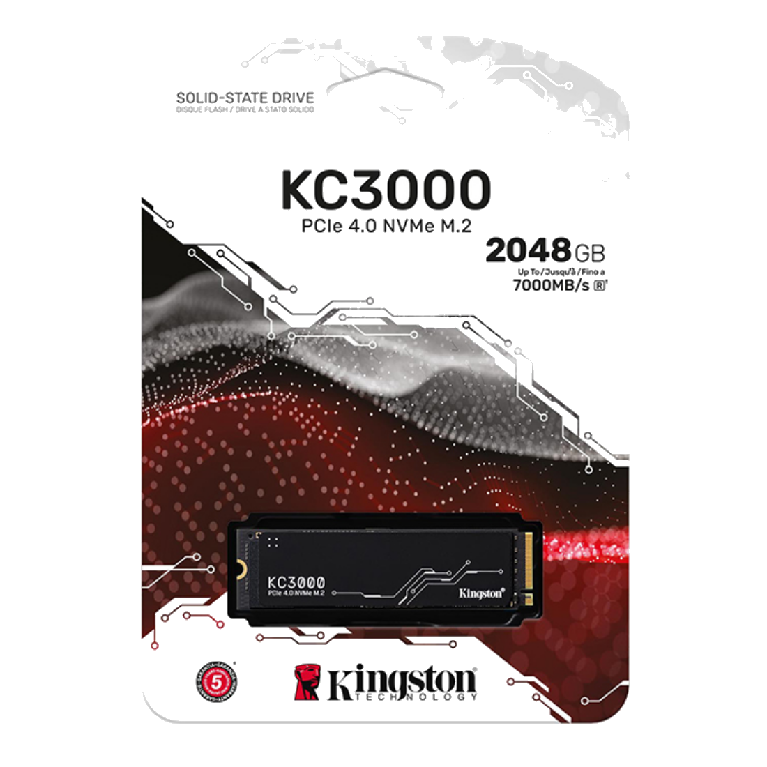 Твердотельный накопитель SSD Kingston SKC3000D/2048G M.2 NVMe PCIe 4.0