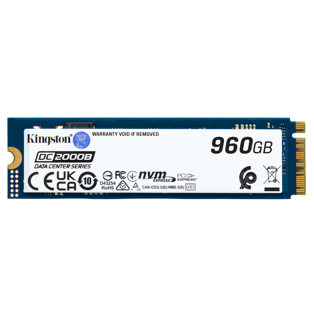 Твердотельный накопитель SSD Kingston DC2000B SEDC2000BM8/960G M.2 NVMe PCIe 4.0x4