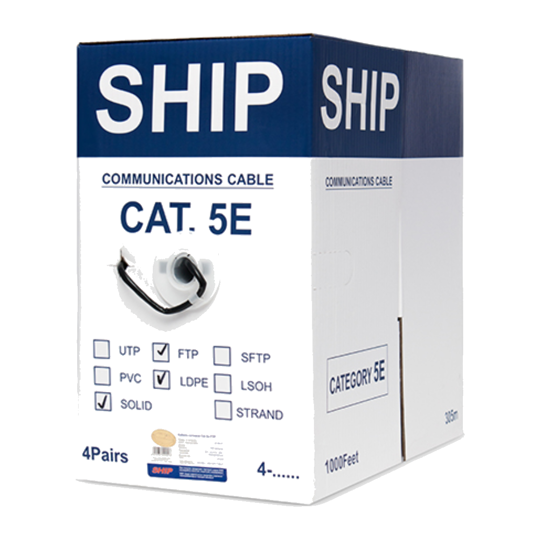 Кабель сетевой SHIP D146-P Cat.5e FTP 30В РЕ