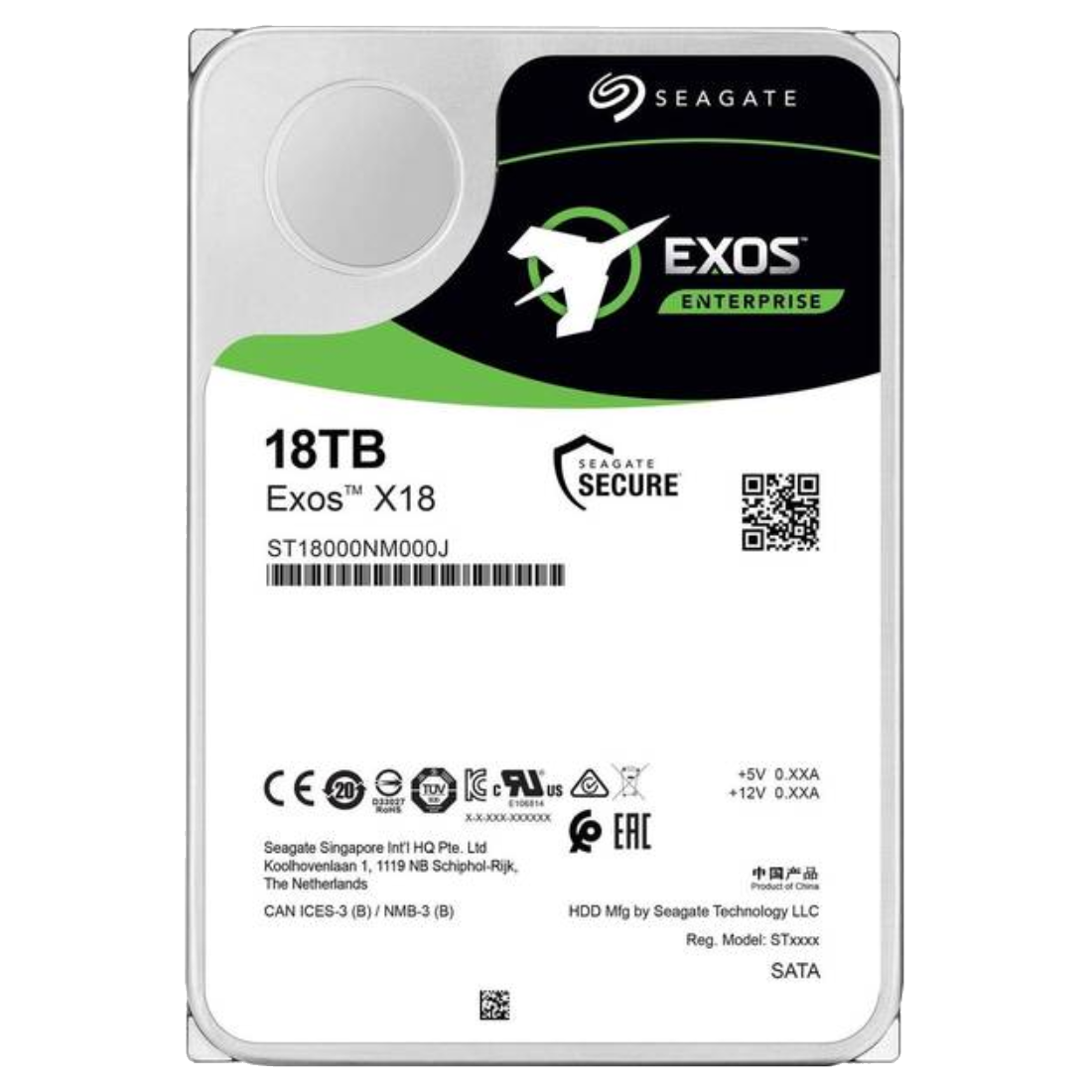 Жесткий диск Seagate Exos X18 ST18000NM000J 18TB SATA3