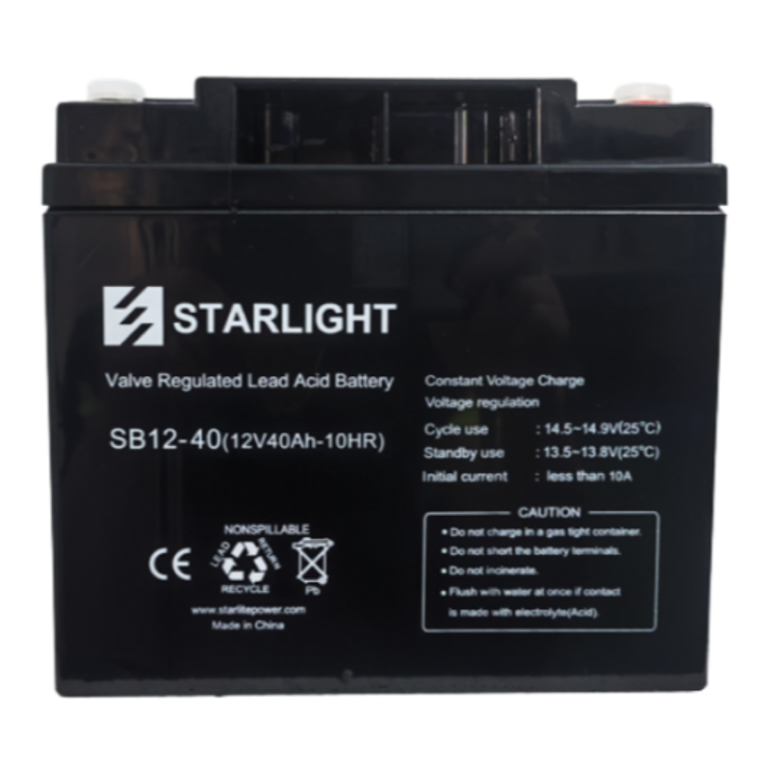 Starlight Аккумулятор 12v-40ah
