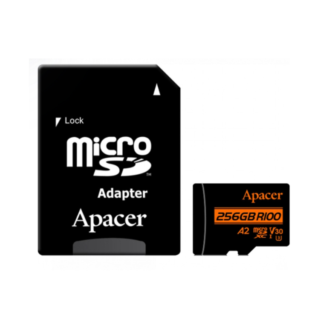 Карта памяти Apacer AP256GMCSX10U8-R 256GB с адаптером SD
