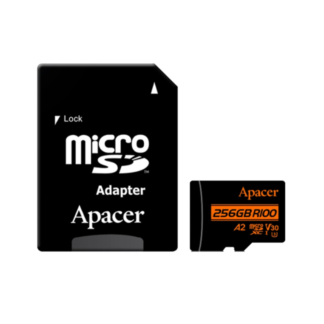 Карта памяти Apacer AP256GMCSX10U8-R 256GB с адаптером SD