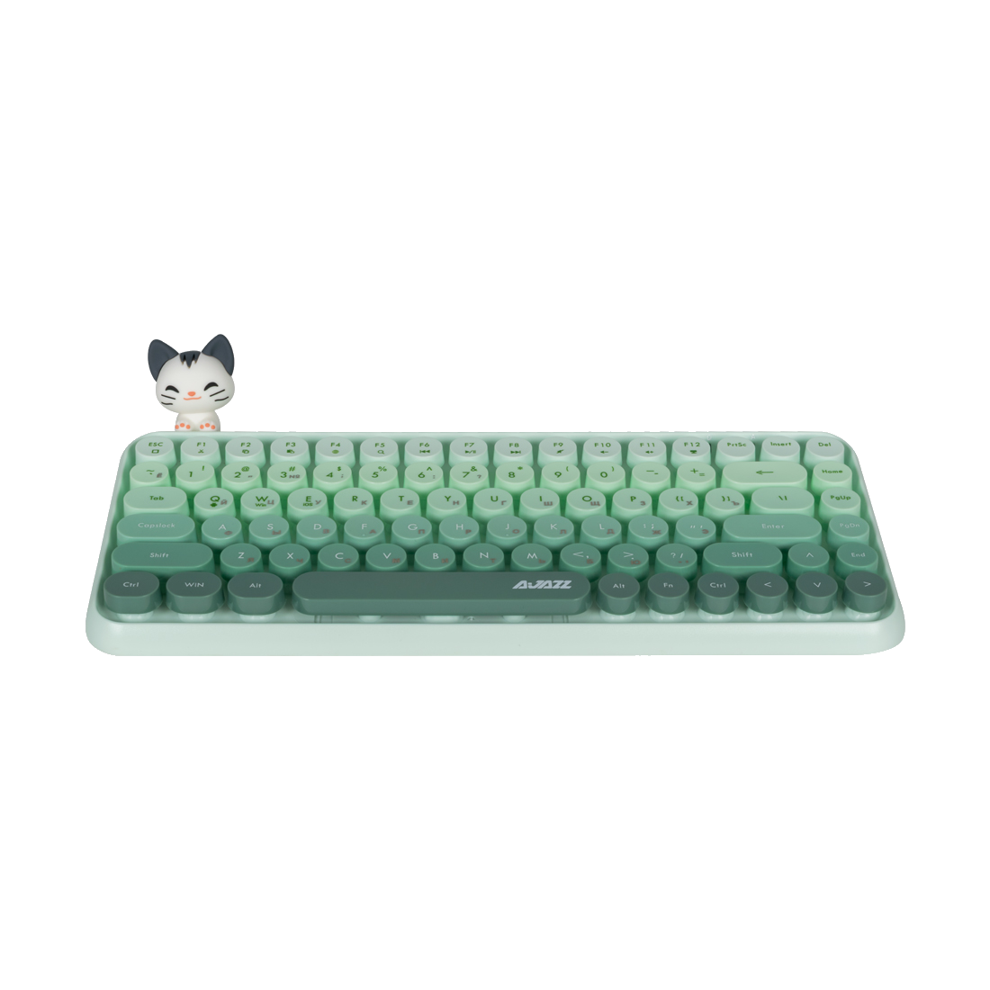 Клавиатура Ajazz 308i Cat Gradient Green
