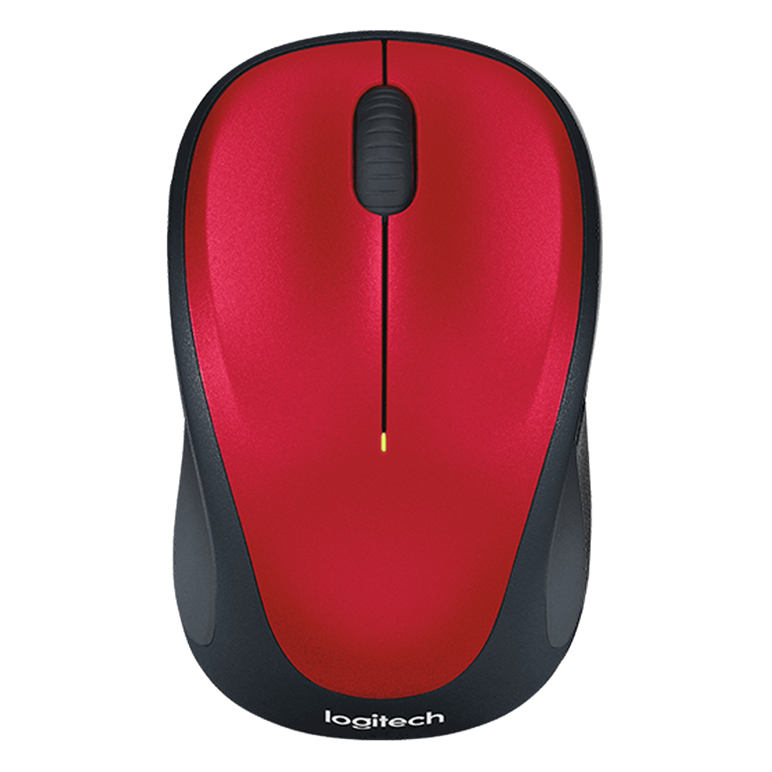 Мышь беспроводная Logitech M235, красная, 1000 dpi, USB-ресивер Unifying