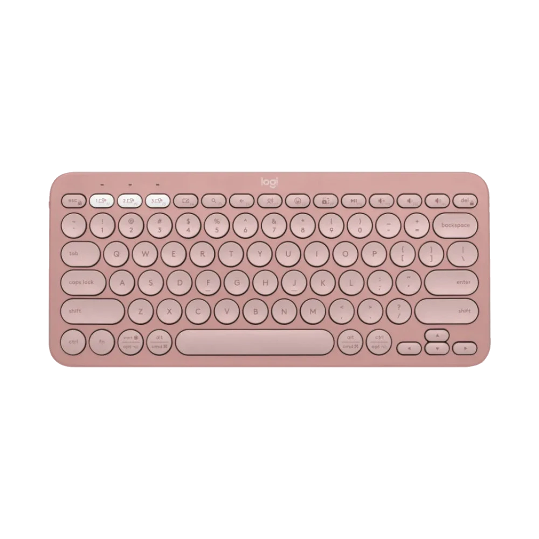 Pebble Keys 2 K380s - TONAL ROSE - US INT'L - INTNL-973