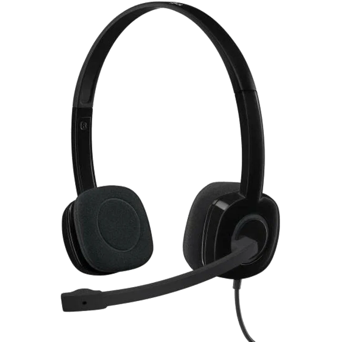 Гарнитура Logitech H151 (черная, 1 x 3.5мм, элементы управления на кабеле, кабель 1.8м)