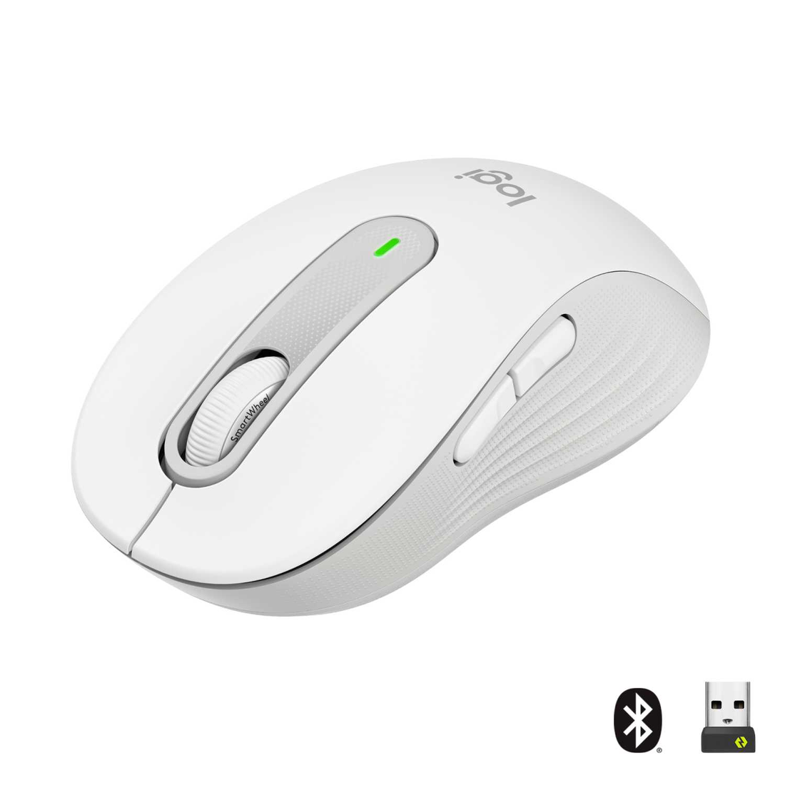 Мышь беспроводная Logitech Signature M650, белая (Off-White), Bluetooth (M/N: MR0091 / CU0021)