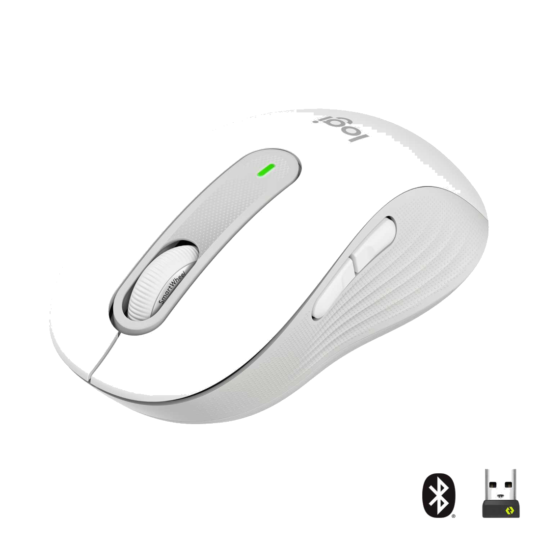 Мышь беспроводная Logitech Signature M650, белая (Off-White), Bluetooth (M/N: MR0091 / CU0021)