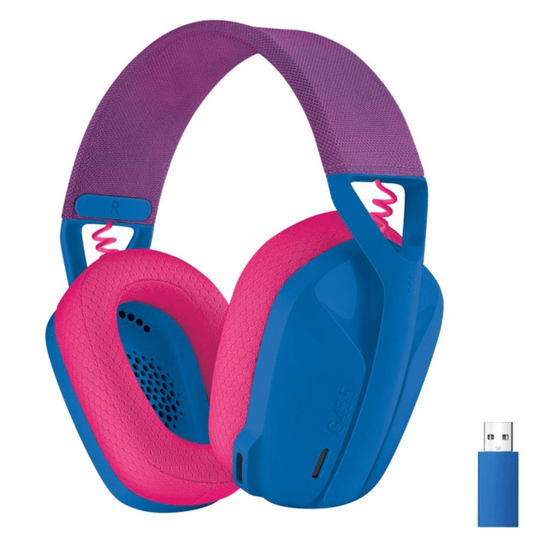 Гарнитура беспроводная игровая Logitech G435 Wireless Gaming Headset - Blue (M/N: A00149, A00150)