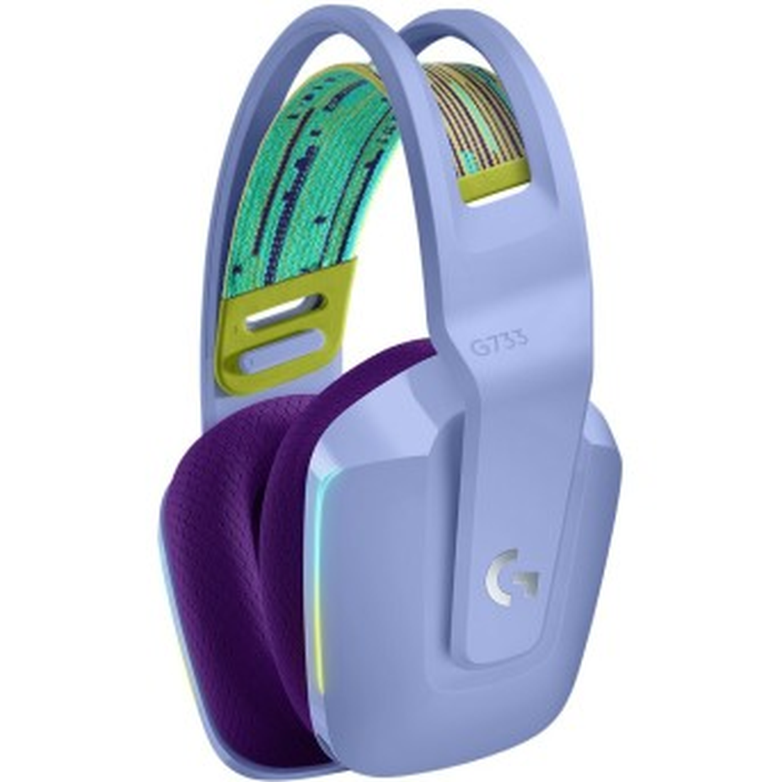 Гарнитура беспроводная игровая Logitech G733 LIGHTSPEED Wireless RGB Gaming Headset - LILAC - 2.4GHZ