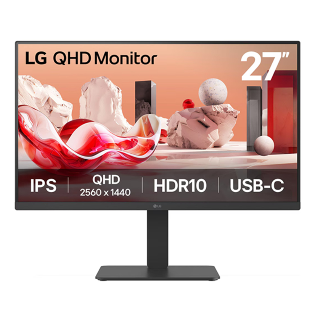 Монитор 27" LG 27BA65QB Black
