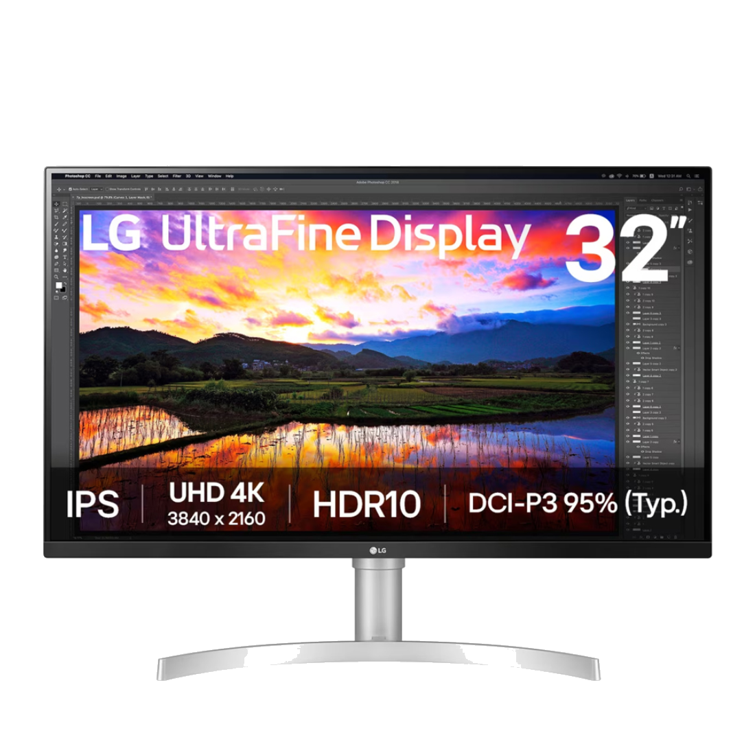 Монитор 31,5" LG 32UN650K White