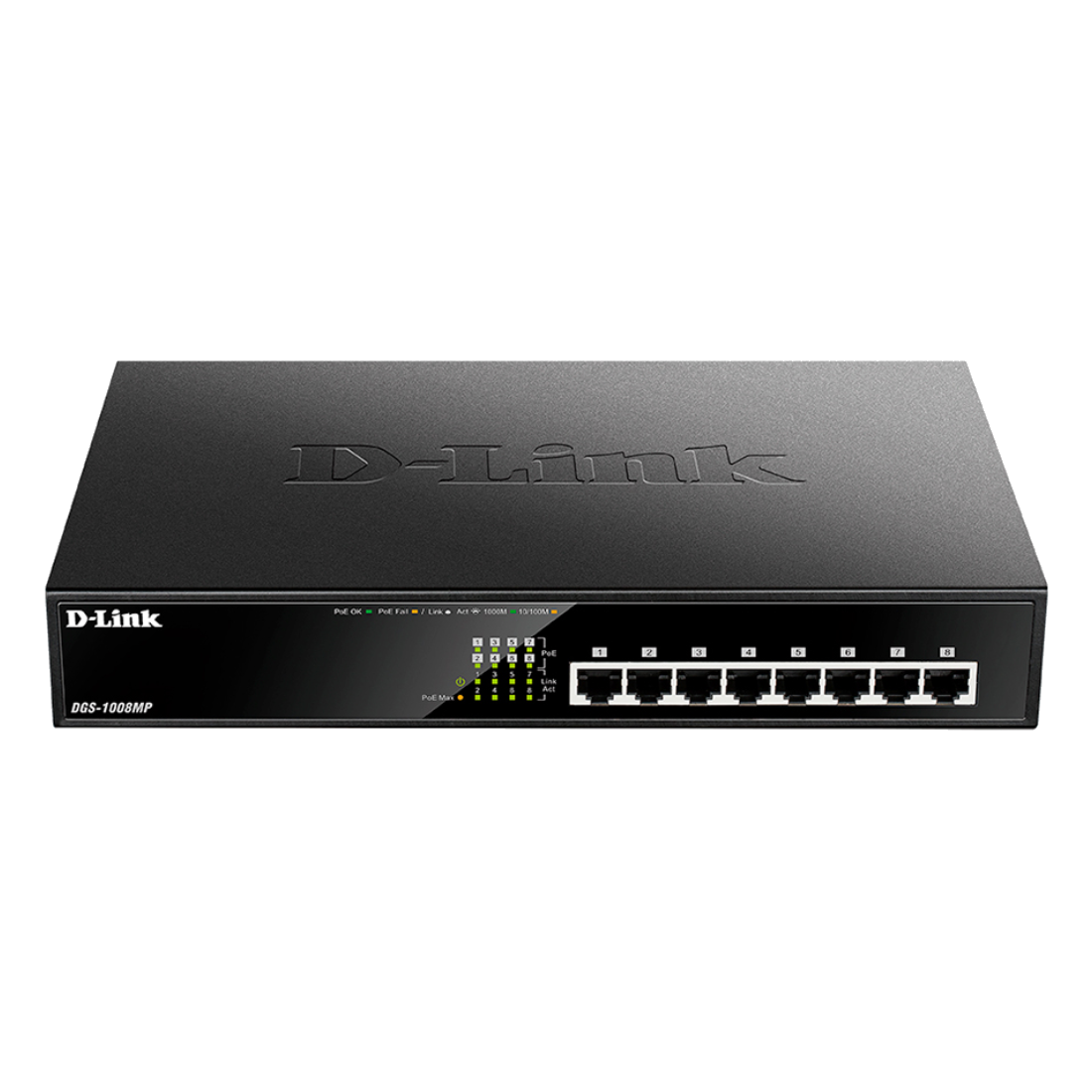 Коммутатор D-Link DGS-1008MP/B1A