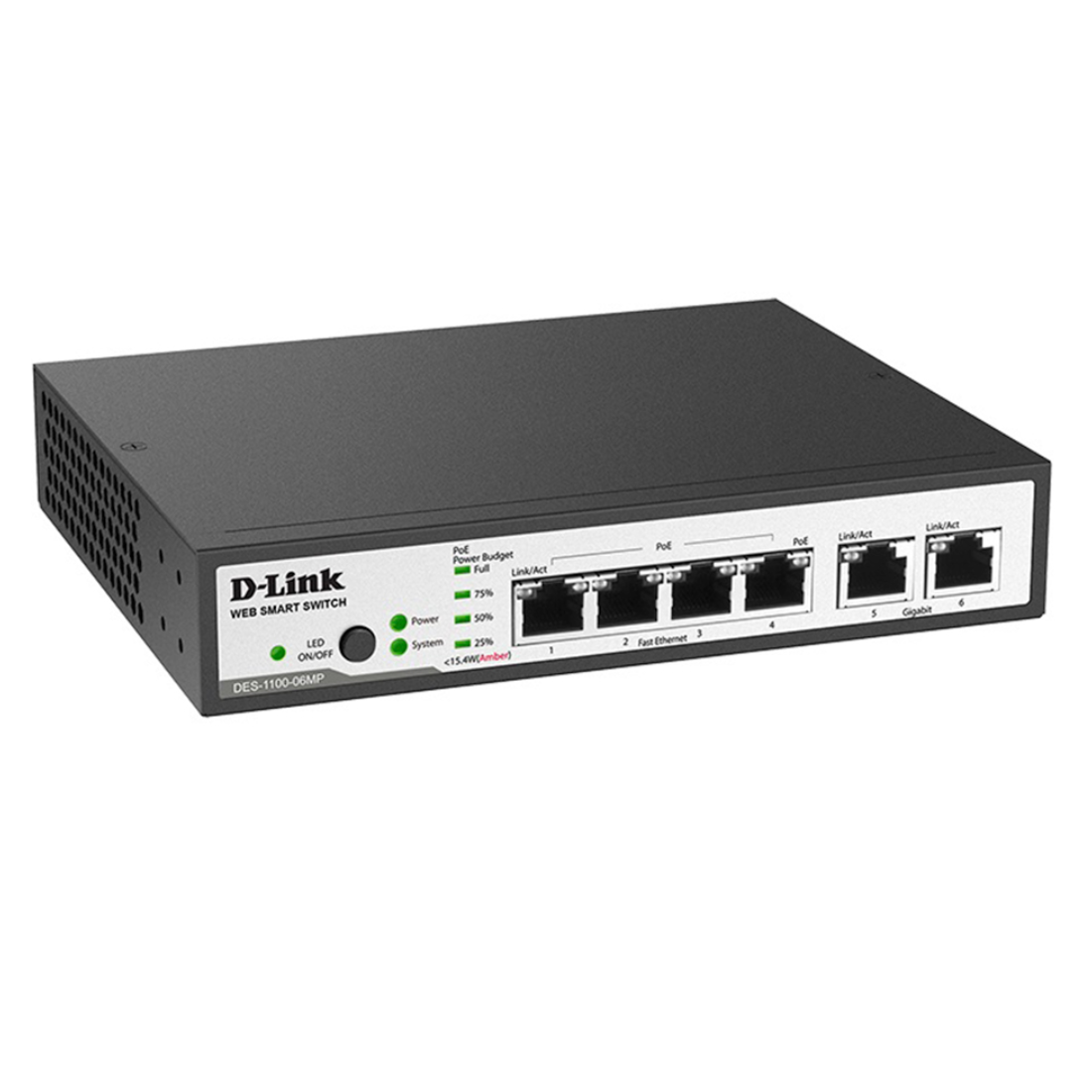 Коммутатор D-Link DES-1100-06MP/A1A