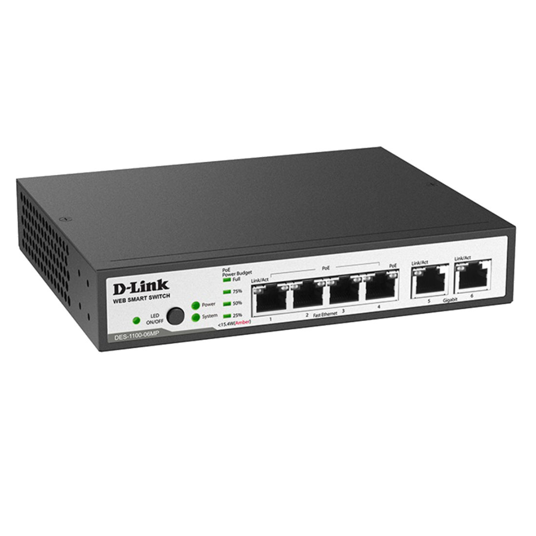 Коммутатор D-Link DES-1100-06MP/A1A