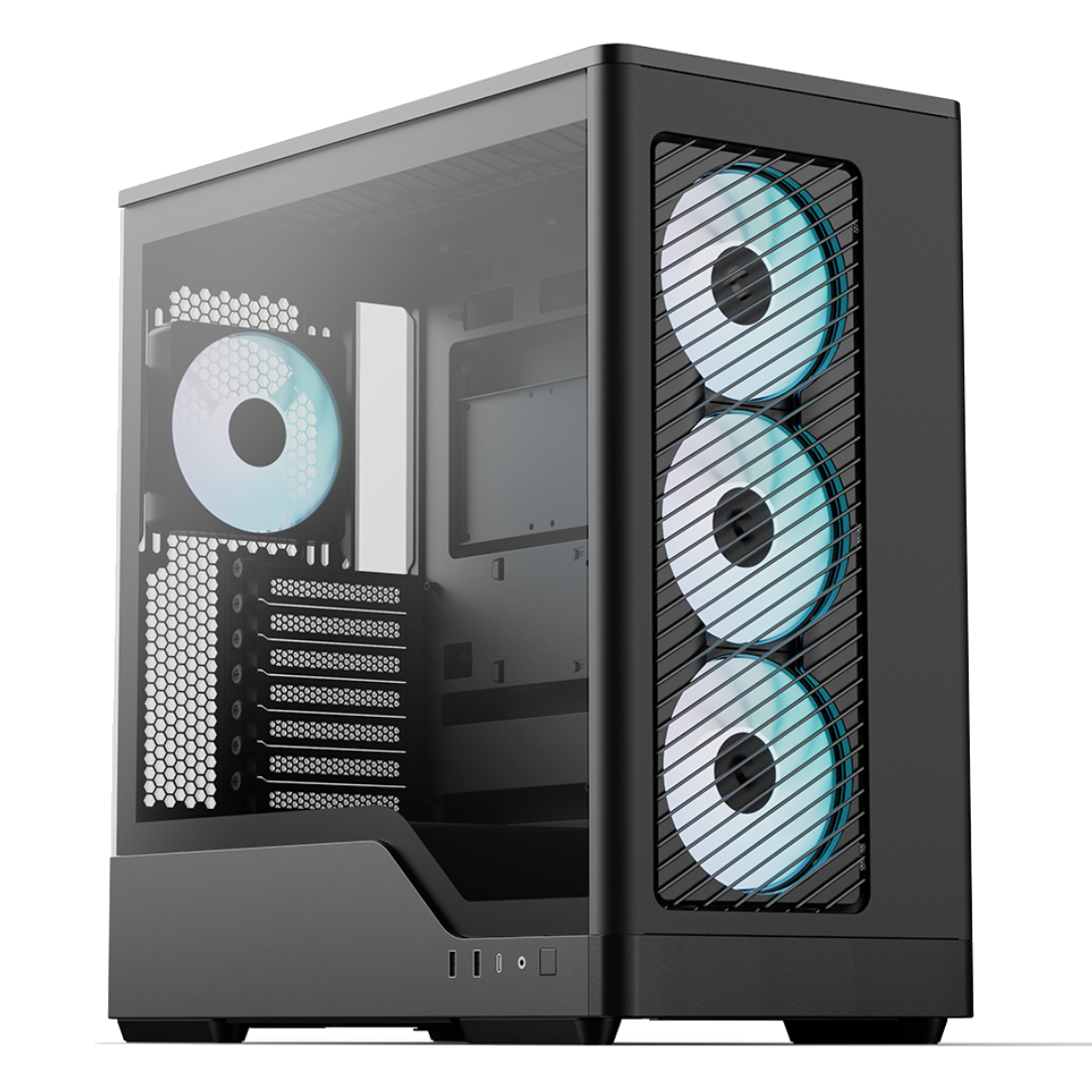 Компьютерный корпус Aerocool D520A-BK-v1 без Б/П