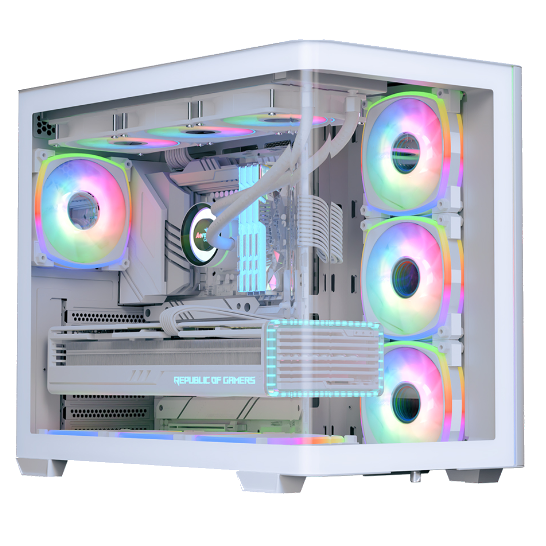 Компьютерный корпус Aerocool P500C Evo WT без Б/П