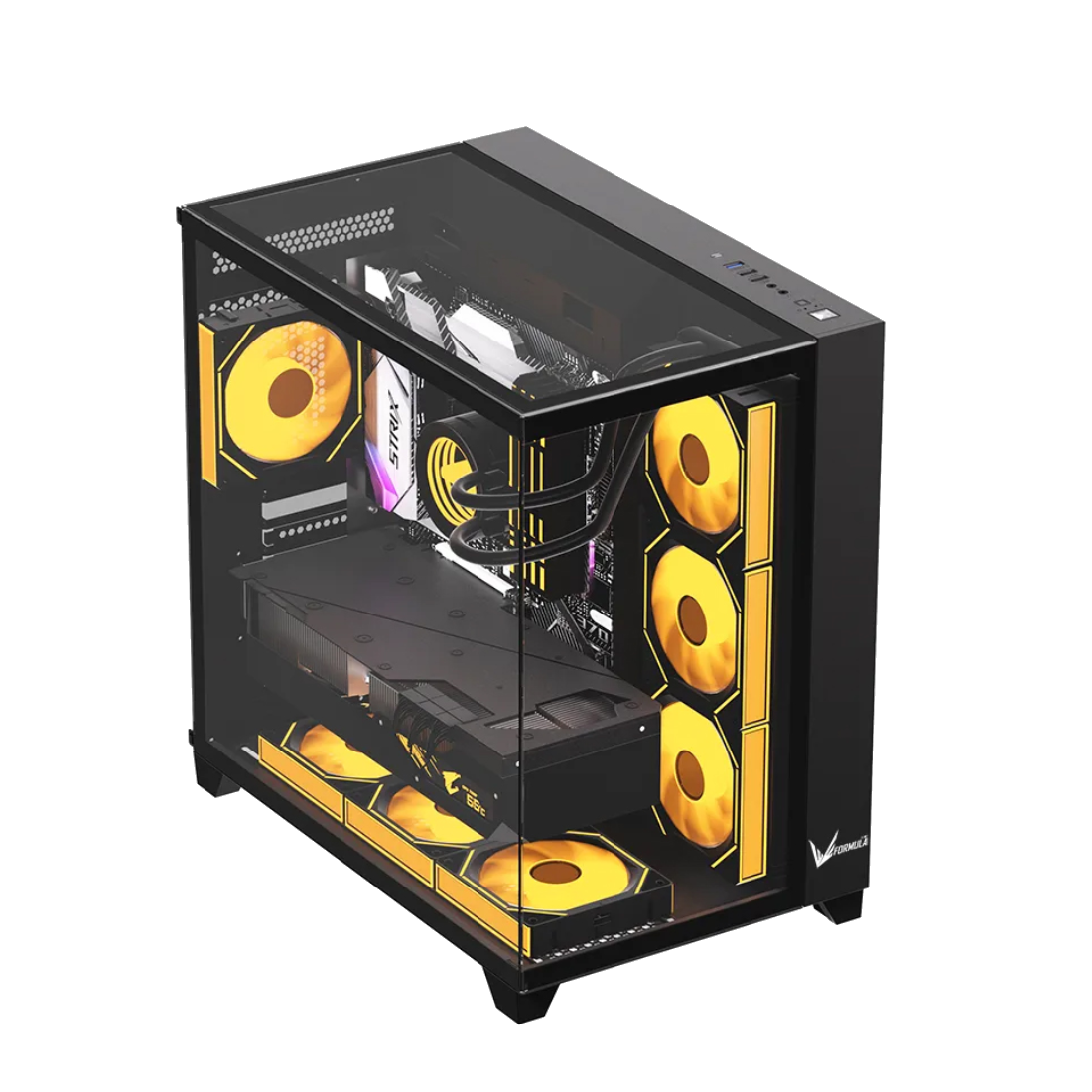 Компьютерный корпус Formula V Crystal Z9 Floe Black без Б/П