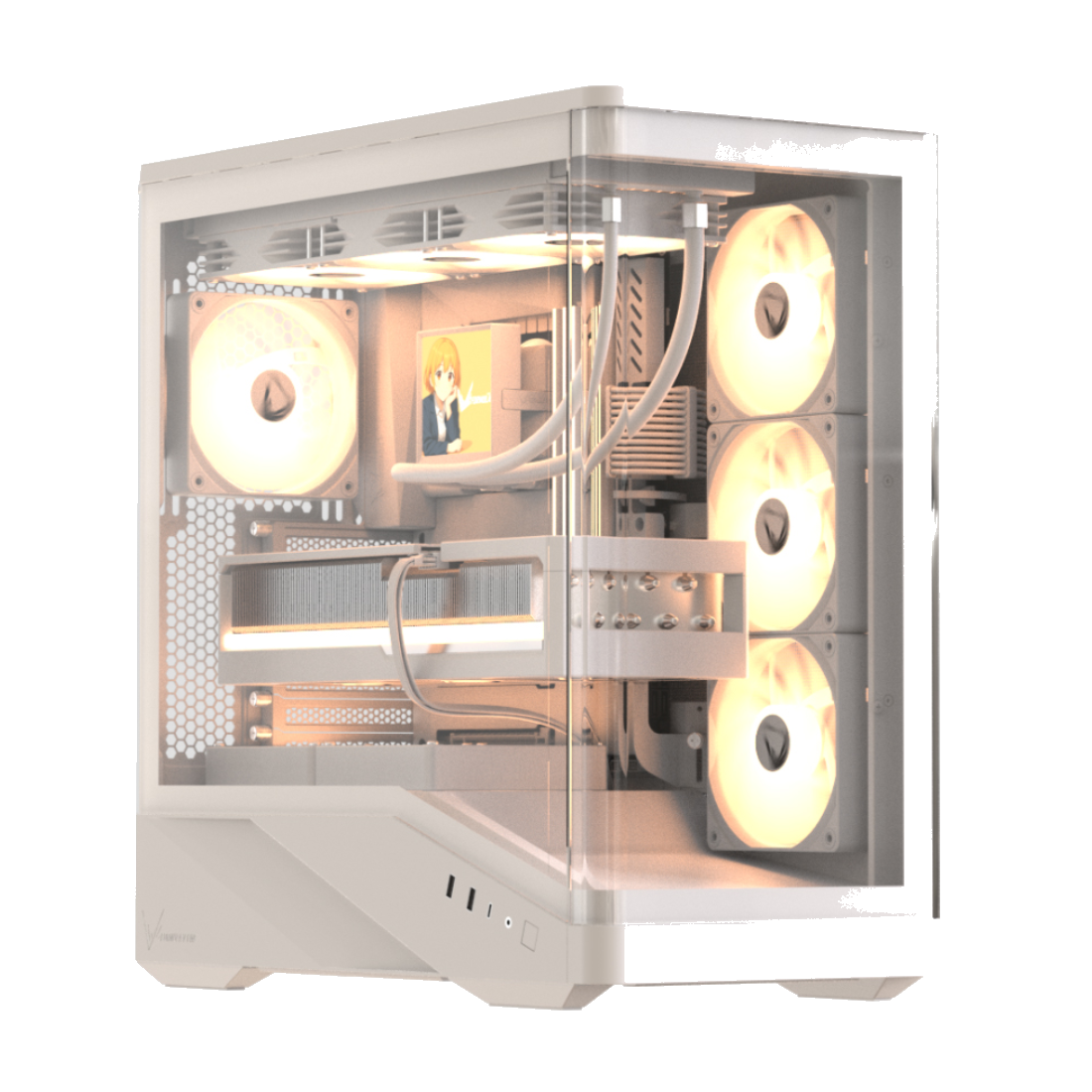Компьютерный корпус Formula V Crystal U9 PA White без Б/П