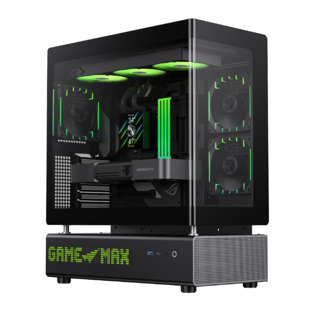 Компьютерный корпус Gamemax N90 BG Grey без Б/П