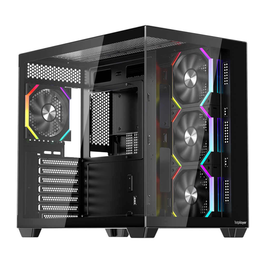 Компьютерный корпус 1STPLAYER BV7 Black без Б/П