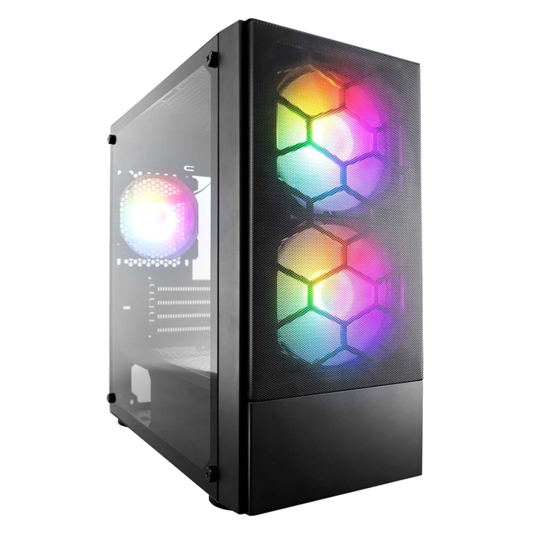 Компьютерный корпус 1STPLAYER FIREBASE X4-M Black без Б/П