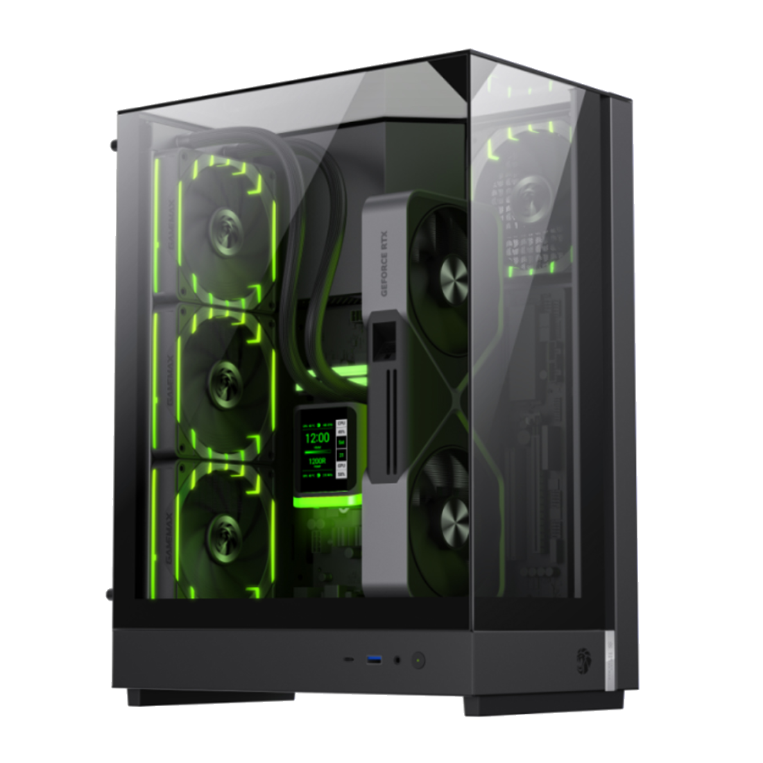 Компьютерный корпус Gamemax T20 Black без Б/П