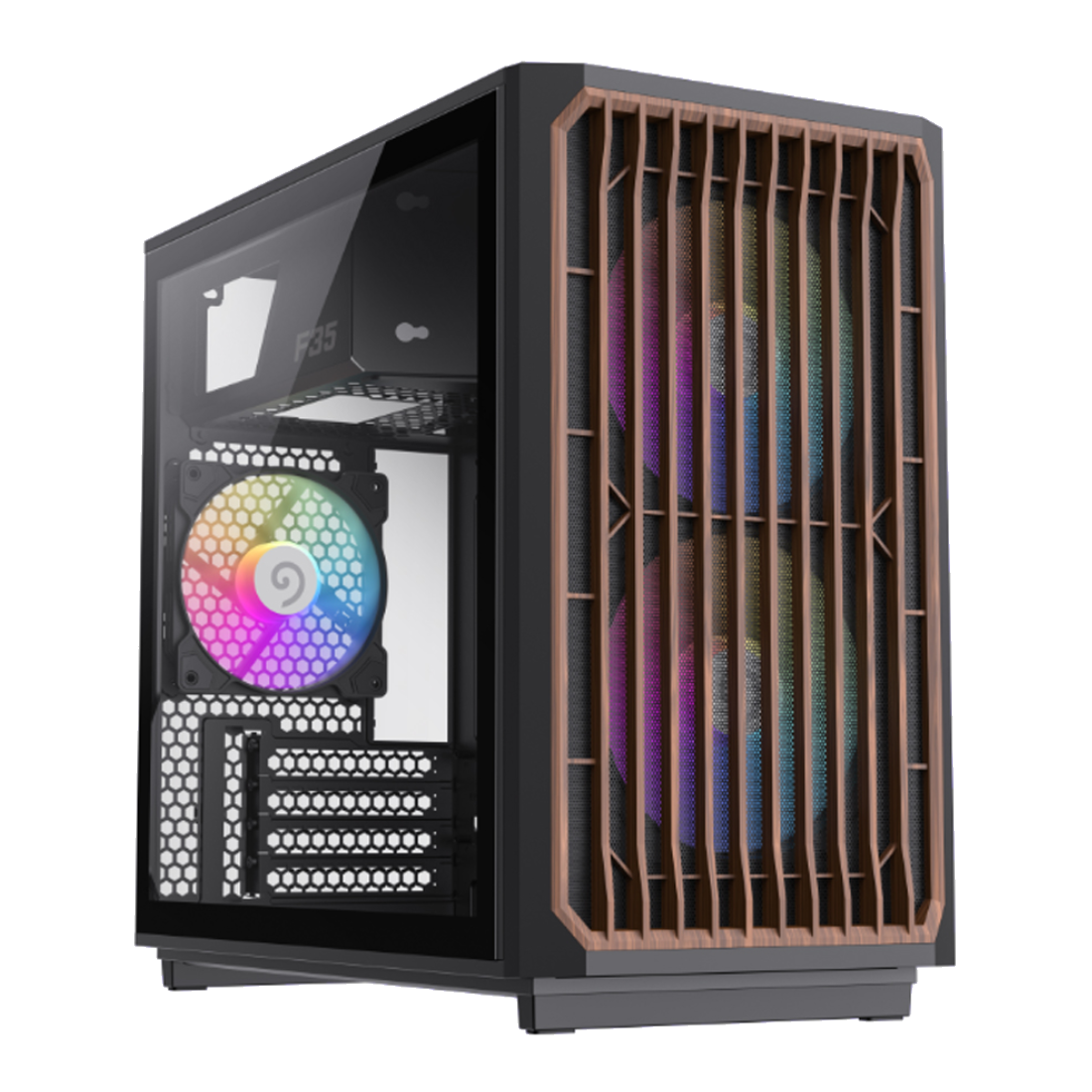 Компьютерный корпус Gamemax F35 BW Black без Б/П