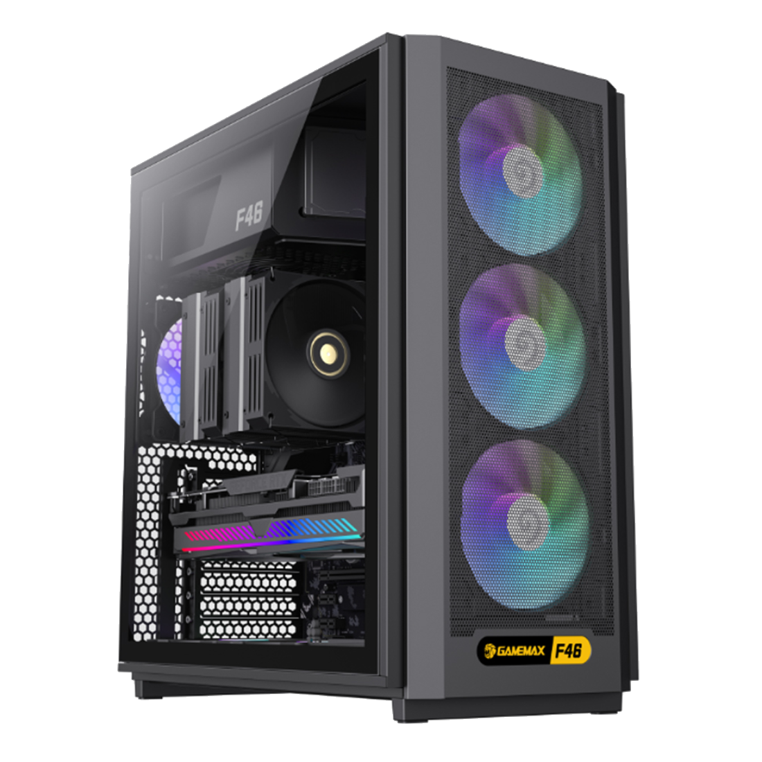 Компьютерный корпус Gamemax F46 Black без Б/П