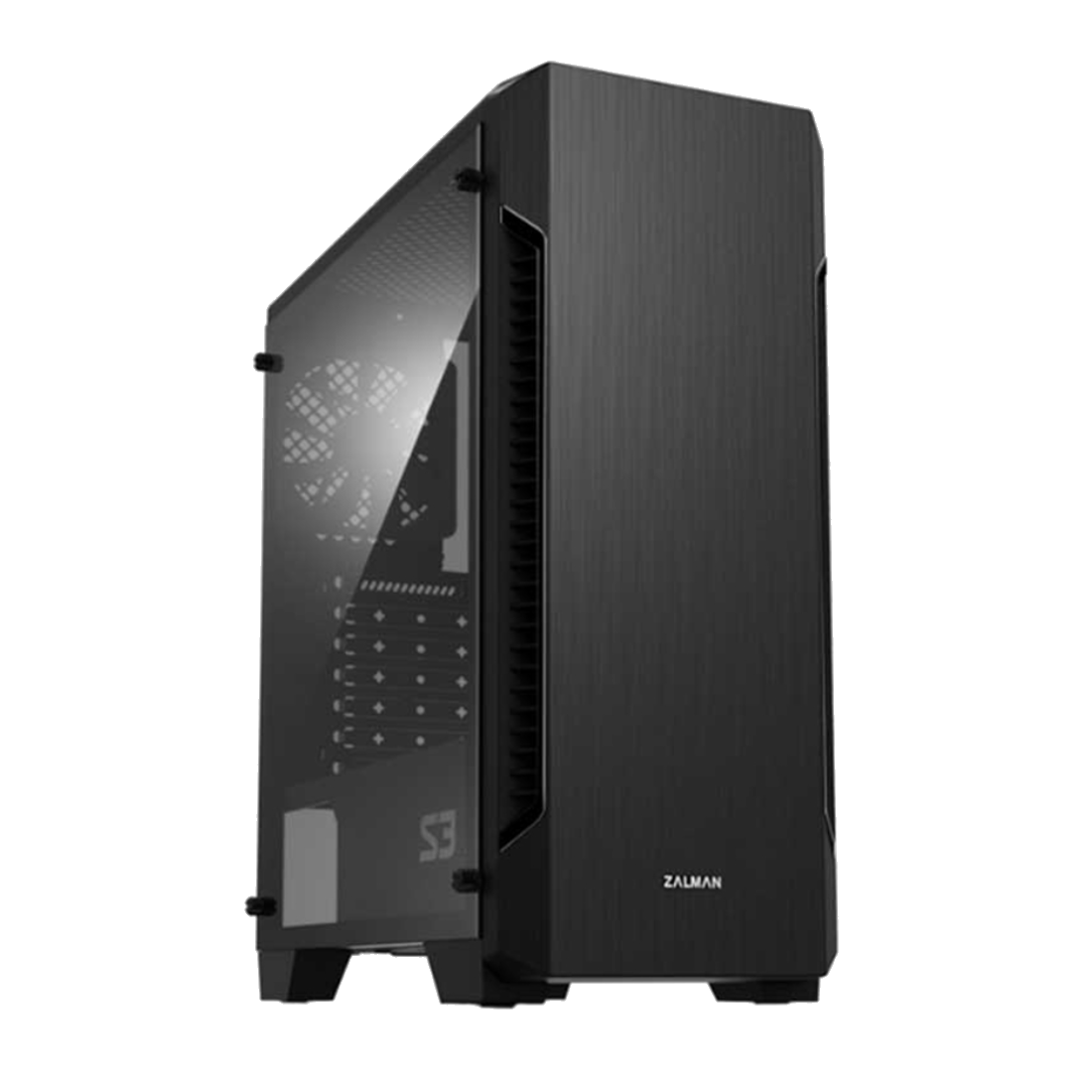 Компьютерный корпус Zalman S3 TG Black без Б/П