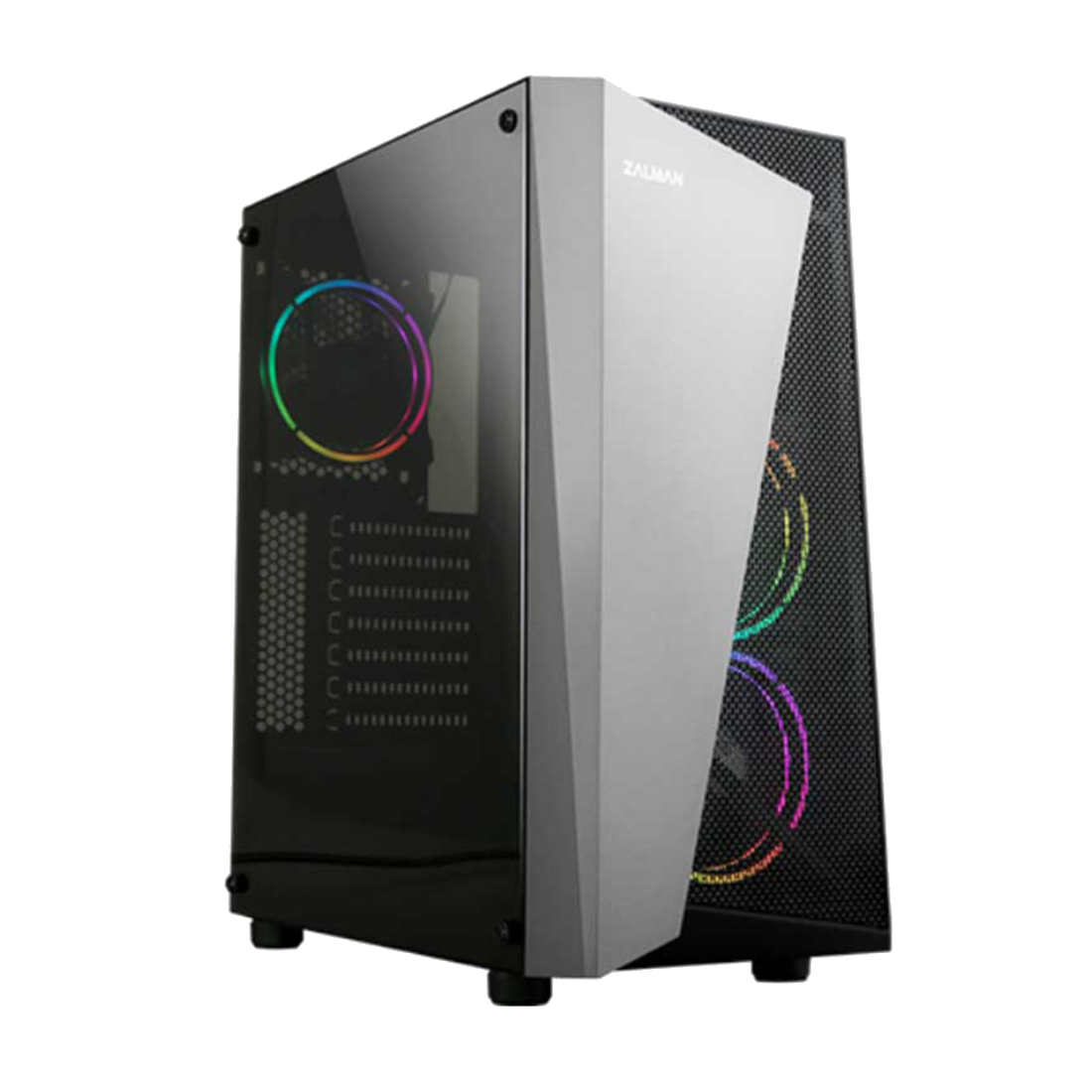Компьютерный корпус Zalman S4 PLUS Black без Б/П