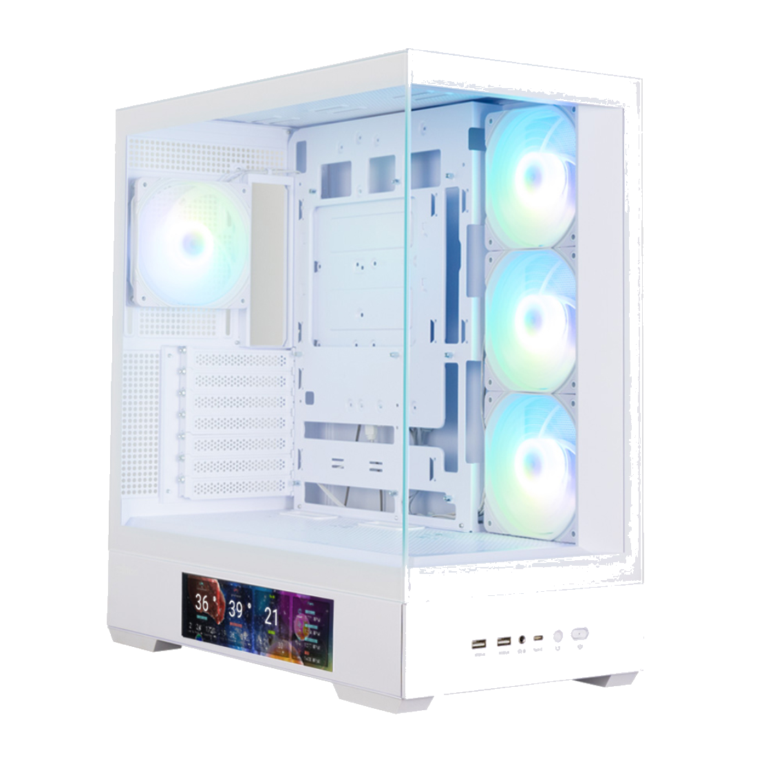 Компьютерный корпус Zalman P40 DS White без Б/П