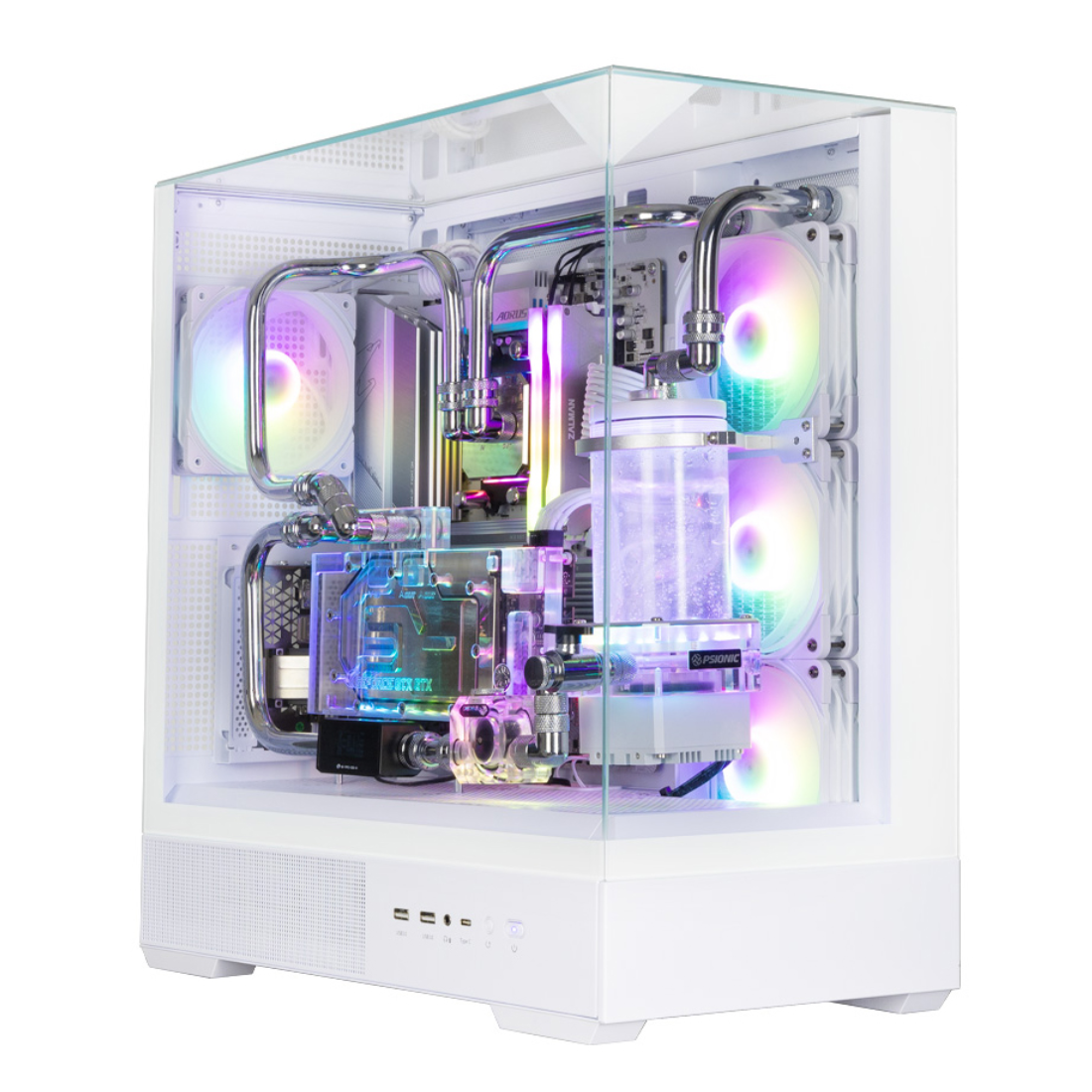 Компьютерный корпус Zalman P40 Prism Plus White без Б/П