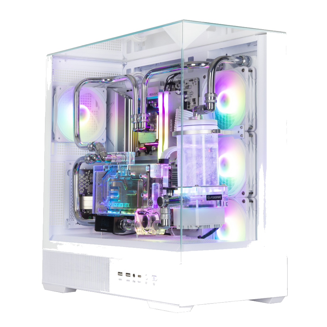 Компьютерный корпус Zalman P40 Prism Plus White без Б/П