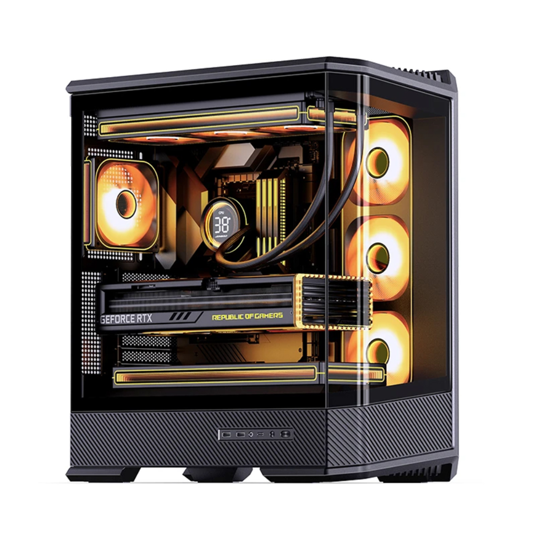 Компьютерный корпус Jonsbo D400 Black без Б/П