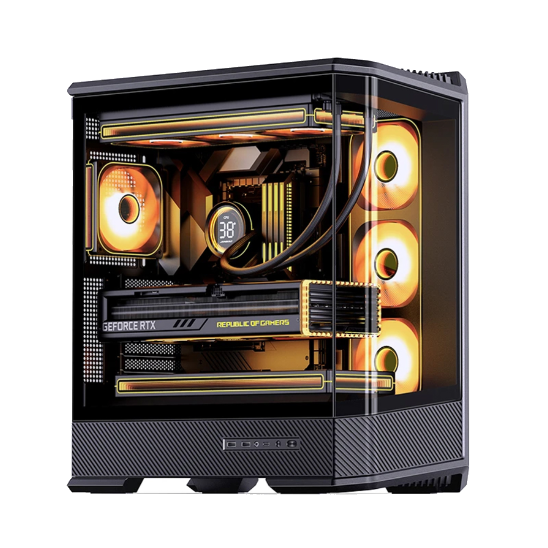 Компьютерный корпус Jonsbo D400 Black без Б/П