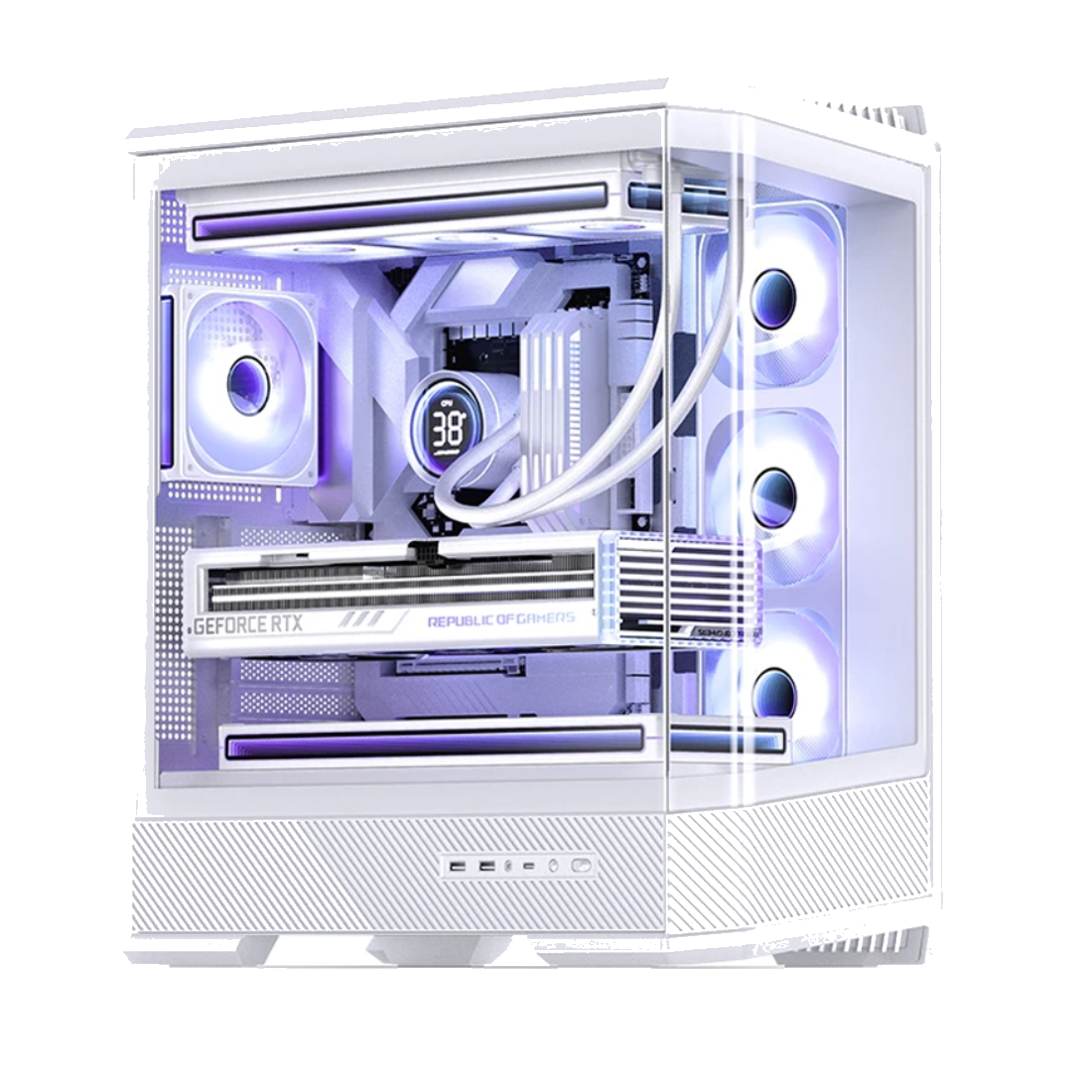 Компьютерный корпус Jonsbo D400 White без Б/П