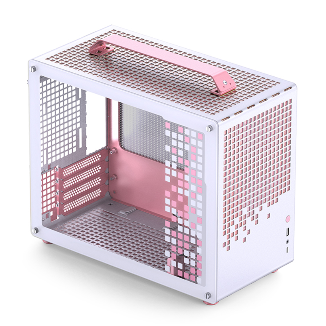 Компьютерный корпус Jonsbo Z20 WH-Pink без Б/П